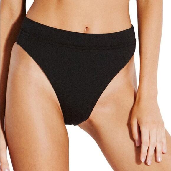 Seafolly High Rise Cheeky Bikini Bottoms Size 8 NEW - Picture 1 of 5